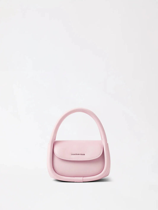 Soft Oval Bag medium round bakery-inspired leather handbag