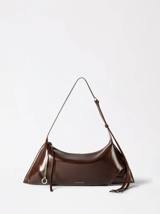 Donut dumpling bag – cute roomy genuine leather pouch