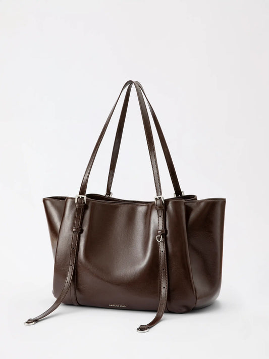 Donut Tote Bag in genuine leather – spacious bakery-inspired everyday carry