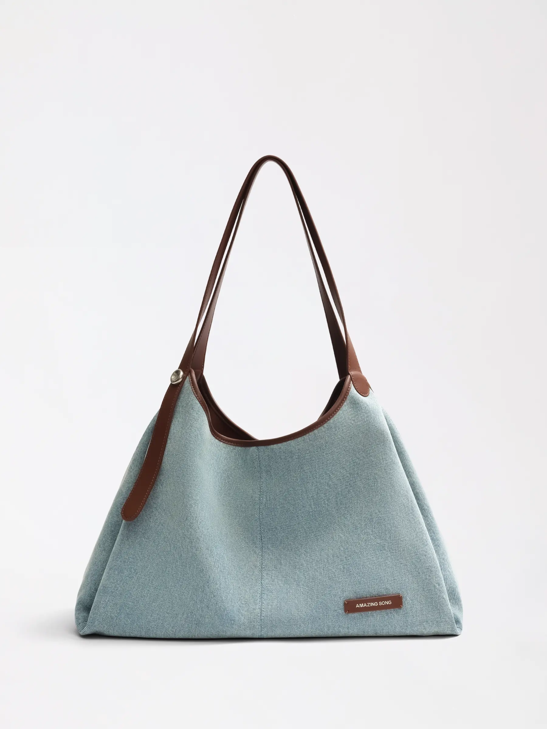 Berry Denim Tote